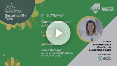 Webinar Sustainability Talks Email Gravacao Dia 1