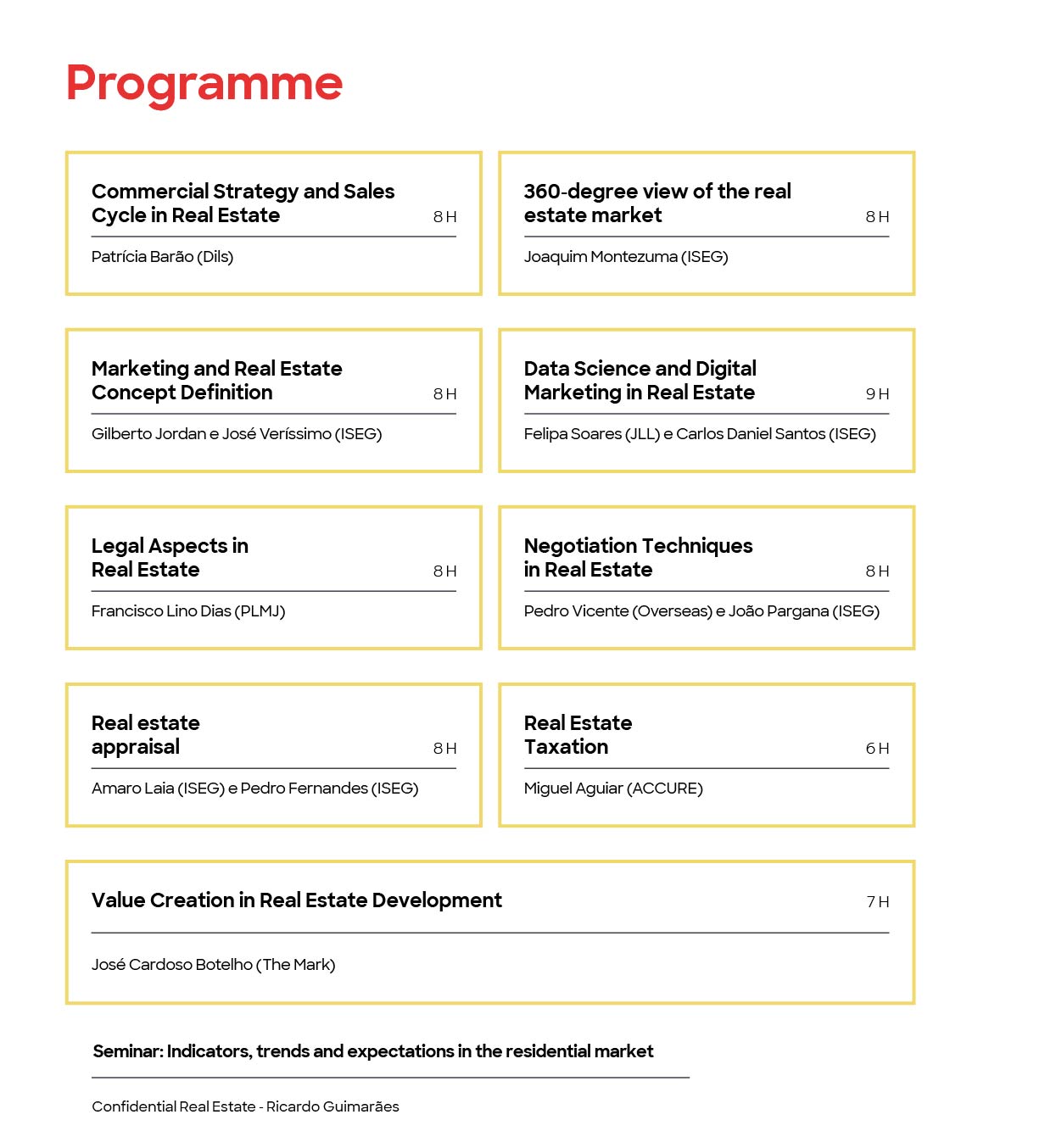 Programme REC