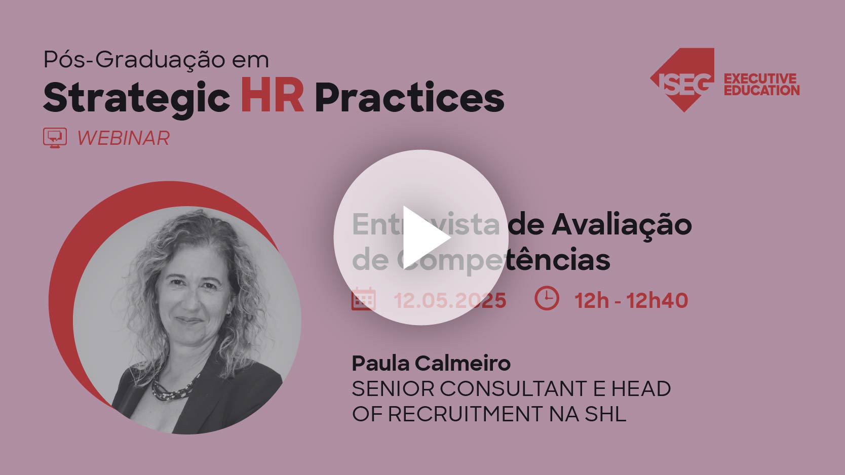 SHRP Webinares Email Gravacao 2