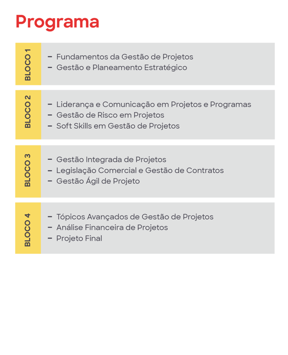 Programas Gestao Projeto 18